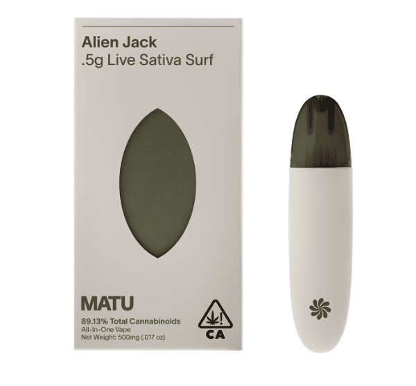 Matu Live Disposable Surf Pod - Alien Jack - 89.13% TAC