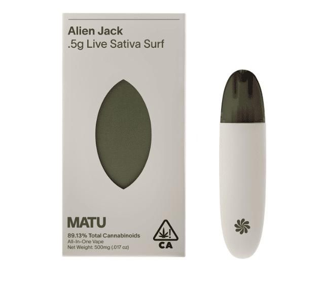Matu Live Disposable Surf Pod - Alien Jack - 89.13% TAC
