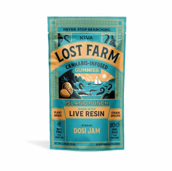 Lost Farm Island Punch Gummies - Dosi Jam