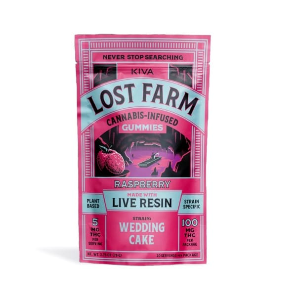 Lost Farm Raspberry Gummies - Wedding Cake